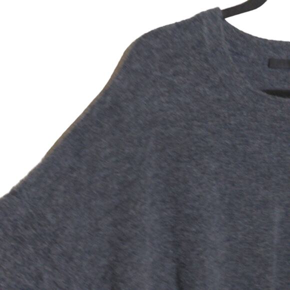 Jenni Kayne Charcoal Gray Marina Pullover Sweater Merino Wool Cashmere Blend - M - Picture 4 of 9